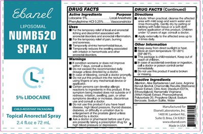 520 (Numb520 Spray 72ml)
